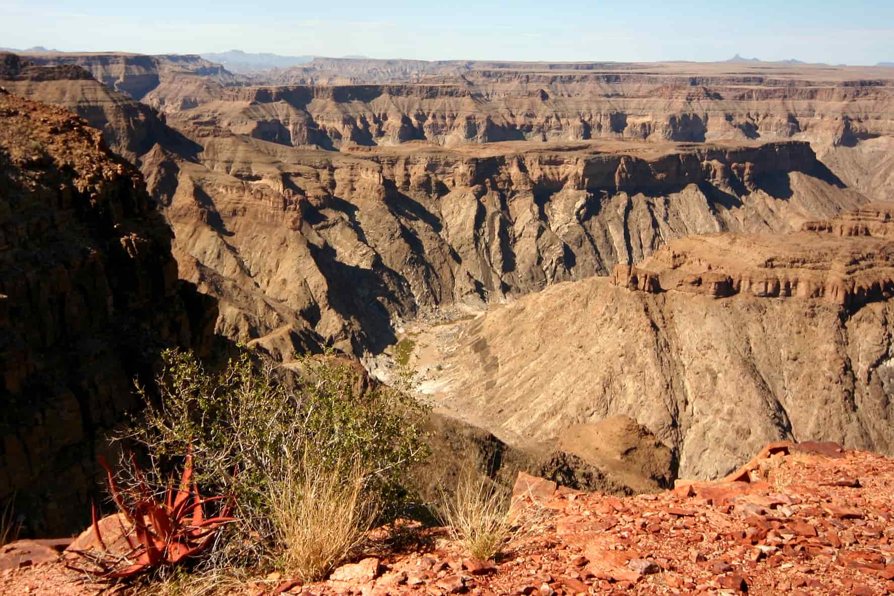 Fish River Canyon: lato nord 