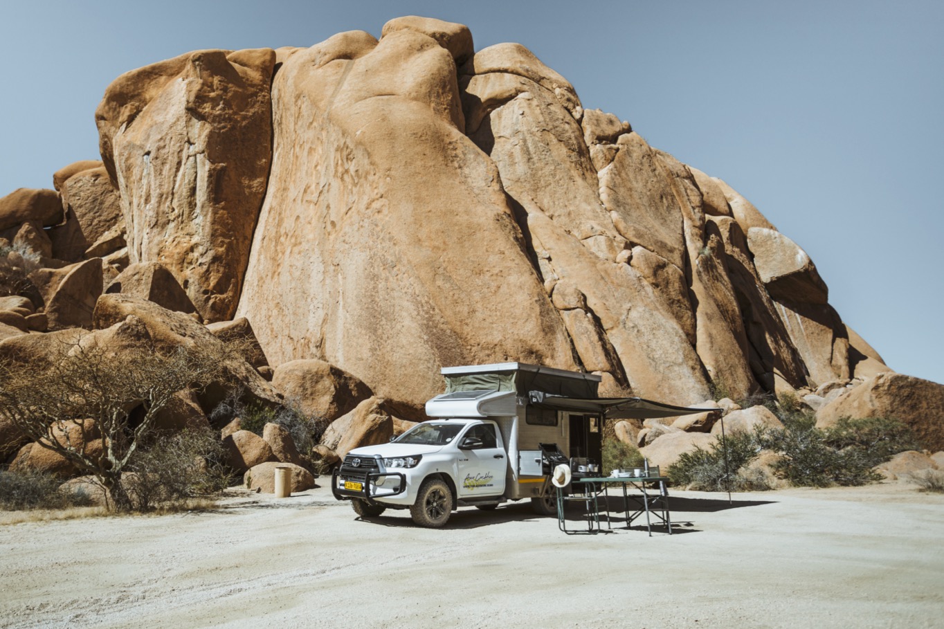 Namibia in bushcamper